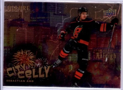 2020-21 Upper Deck  Allure Sebastian Aho City Celly Card # CC-2 - Image 1 of 2