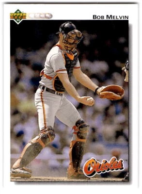 Bob Melvin 1992 Upper Deck #692 Baltimore Orioles - Image 1 of 2
