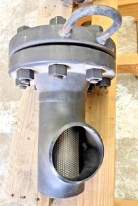 TEE Strainer 4" 0.237 WT (STD) Class 300 Bolted Cover, 1/2" Blow-Out w/ Reports - Picture 1 of 24