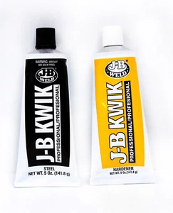 JB WELD 8270 KWIK QUICK SETTING STEEL REINFORCED EPOXY - CAN FILED SAND DRILL  - Picture 1 of 4