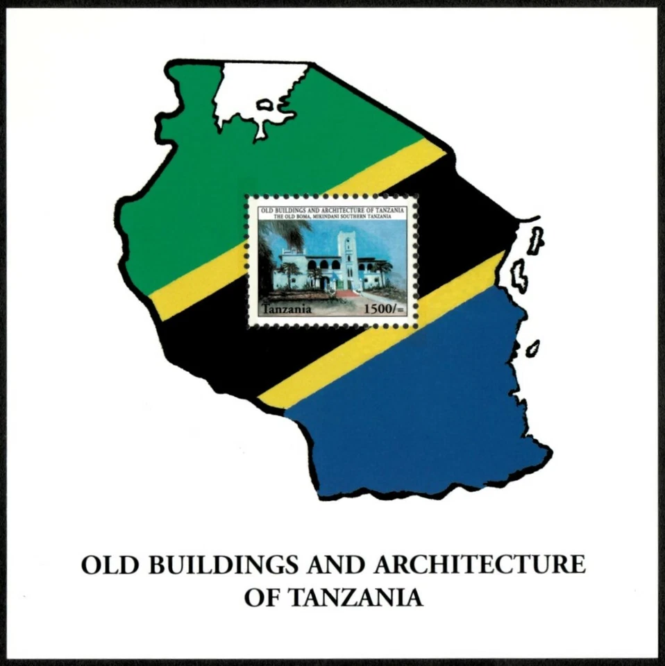 Tanzania 2001 - Old Buildings & Architecture - Souvenir Sheet - Scott 2172 - MNH - Image 1 of 1