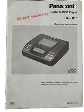 Panasonic RQ-DP7 owners manual