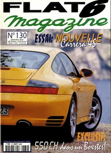 FLAT 6 Nr.130 12/2001 CARRERA 4S RS 2.7 CARRERA 3.2 JUBILE 356 POLIZEI - Bild 1 von 1