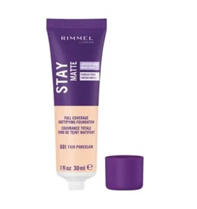 Rimmel London Stay Matte Foundation 30 ml -  001 Fair Porcelain - Picture 1 of 3