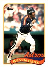 1989 Topps TIFFANY #646 Kevin Bass HOUSTON ASTROS