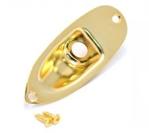 Quality Boat Jack Plate GOLD & Screw Metric for Strat Stratocaster style Guitar - Picture 1 of 1