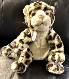 Build a Bear Snow Leopard Plush 12" World Wildlife Fund 2006 Stuffed Animal Toy - Picture 1 of 8