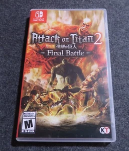 Brand New Switch Case Replacement Nintendo Switch Attack On Titan 2 Final Battle - Picture 1 of 12