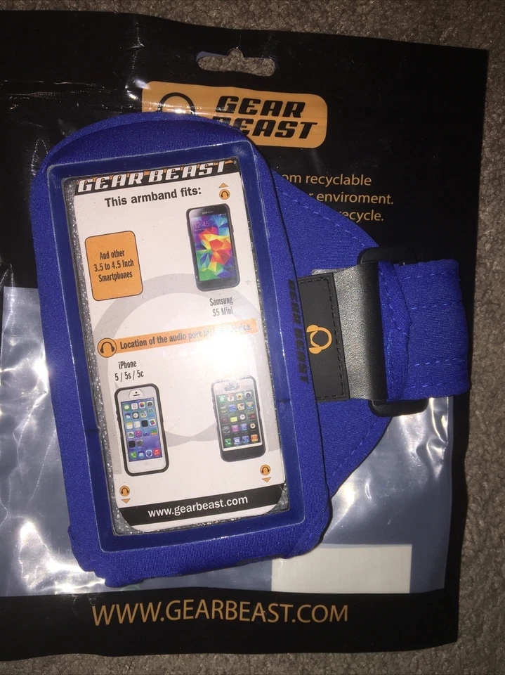 Gear Beast Apple Phone Case Sports Armband IPhone 4/4S/5/5S/5C/Samsung S5mini - Image 1 of 4