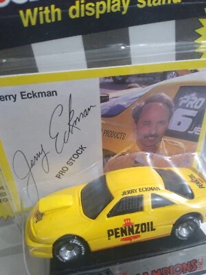 1989 Jerry Eckman Pennzoil NHRA Pro Stock Racing Champions 1/64th Scale Pontiac  - Image 1 of 3