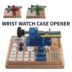Adjustable Manual Wrist Watch Case Opener Back Cover Removal Repair Tools Set - Picture 1 of 13