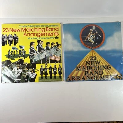 Lot Of 2 Texas Tech University Marching Band Showcase Vinyl LP 1975-6 One Sealed - Image 1 of 4