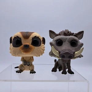 Funko Pop Lion King Timon Pumba #549 #550 Vinyl Figure Lot Loose - Picture 1 of 13