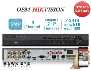 OEM HIKVISION DS-7208HUHI-K2 (HES326-8) 8 CH HD-TVI 5MP DVR C,TVI/AHD/ANALOGICO/IP - Foto 1 di 2