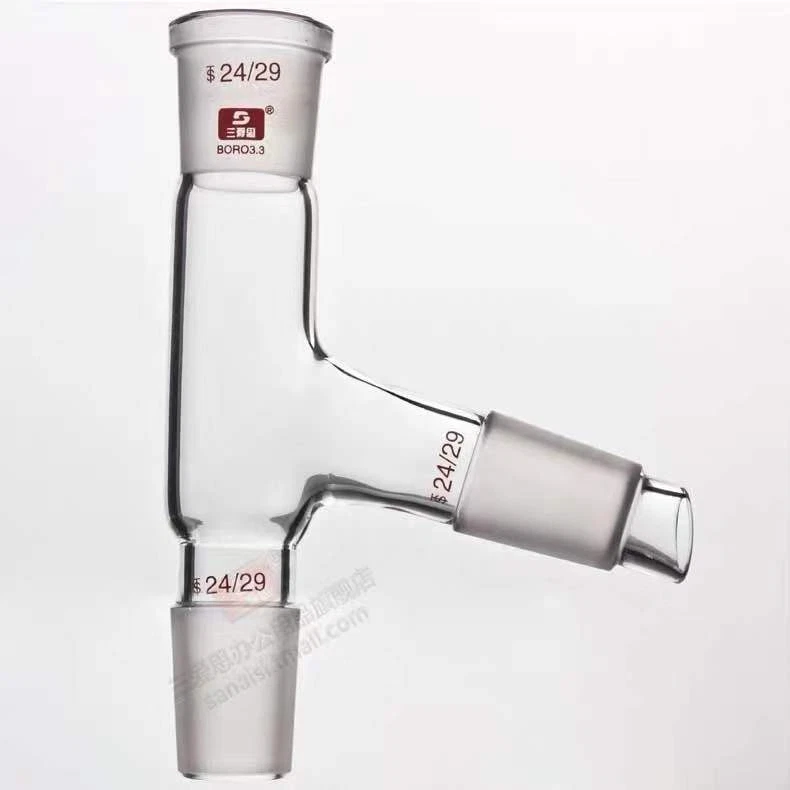 DISTILLATION ADAPTER THREE-WAY 3 JOINTS EACH ADDITIONAL SHIPPING FEE IS $2 - Image 1 of 1