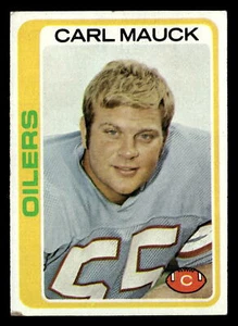 1978 Topps Carl Mauck #193 VG Houston Oilers - Picture 1 of 2
