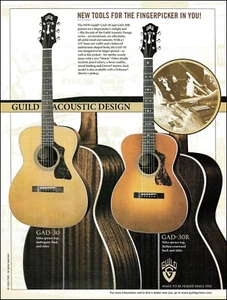 2005 Guild GAD-30 GAD-30R Series acoustic guitar advertisement 8 x 11 ad print - Picture 1 of 3