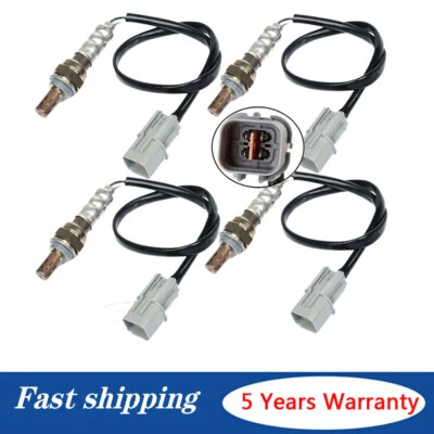 Sensor de oxígeno ascendente+abajo 4 piezas para Hyundai Santa Fe 2003-2006 y Tucson 2005-2009 2,7 L Foto 1 de 4