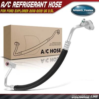 Línea de descarga de refrigerante de aire acondicionado para Ford Explorer 2016 2017 2018 2019 V6 3,5 L  Foto 1 de 4