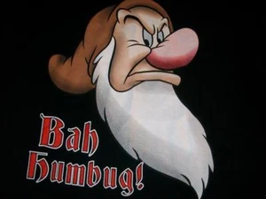 Grumpy Bah Humbug Weihnachten Disney sieben Zwerge Schneewittchen T-Shirt Herren Large - Bild 1 von 2