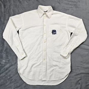 Polo Ralph Lauren Shirt Men's Extra Small White Embroidered Pocket PRLC Preppy - Picture 1 of 10