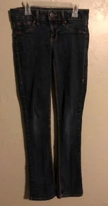 2BW/U Juniors's Barely Bootcut Stretch Denim Jeans~T5020788PE~Sz-1~GUC - Picture 1 of 6