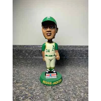Bobblehead Reggie Jackson Oakland A's Birmingham 2002 SGA 1/1500 - Imagem 1 de 3