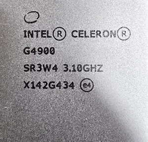 (1) Intel Celeron G4900 Processor 3.10GHz Dual-Core SR3W4 Socket LGA 1151 CPU - Picture 1 of 2