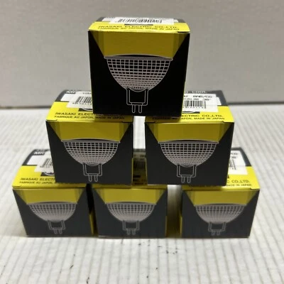 6 Pack Dichro-Cool Eye MR16CG 12v Iwasaki Electric CO NEW LAMPS - Image 1 of 3