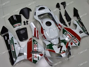 Fit for 2003-2004 CBR600RR Green White ABS Injection Mold Bodywork Fairing Kit - Picture 1 of 8