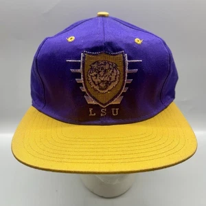 Cappello vintage LSU Tigers viola/giallo camionista con schienale a scatto - Foto 1 di 9