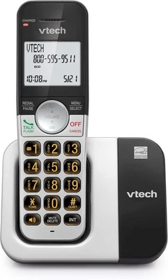 Telefone sem fio tela grande botões grandes DECT 6.0 identificador de chamadas chamada em espera - Imagem 1 de 4