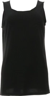 Camiseta sin mangas Dennis Basso tejida texturizada con capas negra S nueva sin etiquetas (634) Foto 1 de 4