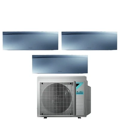 Condizionatore Daikin Bluevolution Trial Inverter Emura Silver Iii 7+12+18 - Immagine 1 di 4