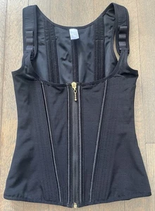 KOLUMBIANISCHE TAILLE TRAINER BODY SHAPER SCHLANKMACHER WESTE KORSETT MIEDER Größe Small schwarz - Bild 1 von 6