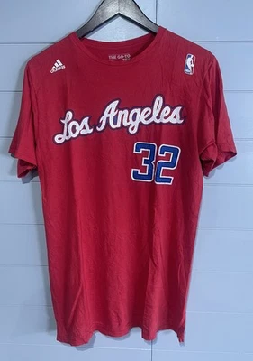 BLAKE GRIFFIN Los Angeles CLIPPERS Red ADIDAS NBA Jersey Style Medium Shirt - Image 1 of 4