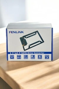 Fenlink 6GB 2.5in to 3.5in Internal SSD Hard Drive SATA Drive Converter - Photo 1/4