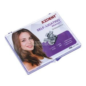 Dental Ortho Brackets selbstligierend MBT 0,022 345 Haken elastisch Schiebedeckel - Bild 1 von 6