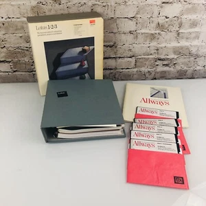 1986 Lotus 1-2-3 Version 2.01 3.5" Disk Software IBM 821412 Allways Spreadsheet - Picture 1 of 12