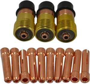 TIG Stubby 13pcs Gas Lens 17GL332 10N24S for QQ300 PTA DB SR WP 17 18 26 - Picture 1 of 5