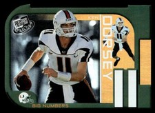Ken Dorsey 2003 Press Pass Big Numbers Rookie Card #BN6 Miami Hurricanes