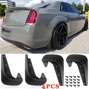 For Chrysler 300 300C 4PCS Mud Flaps Splash Guards Mudguard Front & Rear Fender - Foto 1 di 16