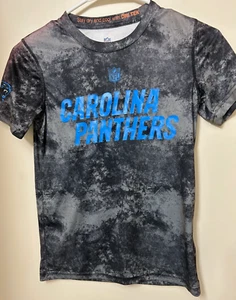 Carolina Panthers Football Youth Shirt Camo Size Small -8 - Picture 1 of 3