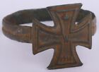 German Iron Cross Pattée Ring Ww1 Wwi 1914 Knights Templar Celtic Eisernes