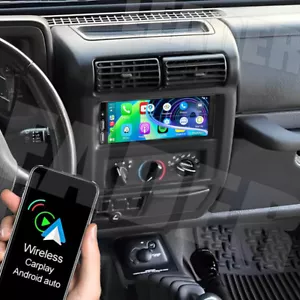 Radio estéreo GPS Wifi Android 13 de 6,8" para Jeep Wrangler TJ Carplay RDS 1997-2002 - Imagen 1 de 20