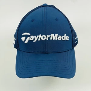 TaylorMade Tour Cage TP5 Stealth 2 BLUE L XL Fitted Golf Hat Cap CLEAN - Picture 1 of 9