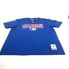 Majestic Chicago Cubs MLB T-Shirt Men's Size XL Blue Authentic Collection