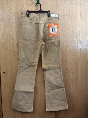 Pantalones de pana caqui vintage Oshkosh Bgosh para niños 32x32 11 Jr nuevos con etiquetas sin existencias años 70  Foto 1 de 4