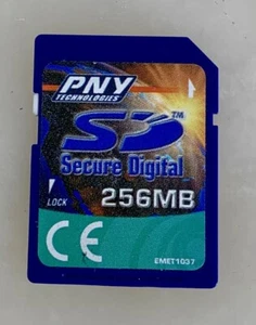 PNY SD 256MB Memory Card Secure Digital Mobile Phones/Cameras EMET1037 #63 - Picture 1 of 2