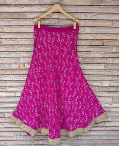 Indianerrock Lehenga Frau Hochzeitskleid Vintage bestickter Rock VSS1022 - Bild 1 von 7